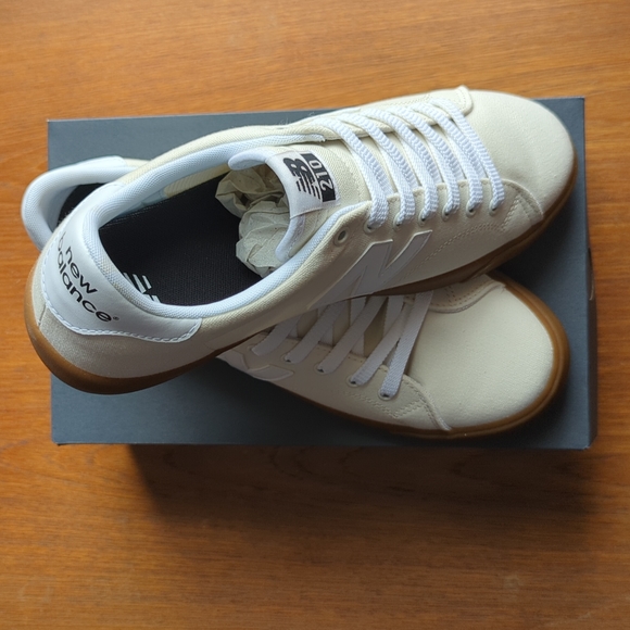 New Balance Shoes Mens New Balance Cream Colored Canvas Shoes Nib
